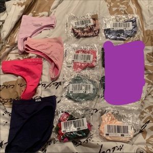 NWT victoria secret / victoria secret PINK panties bundle!